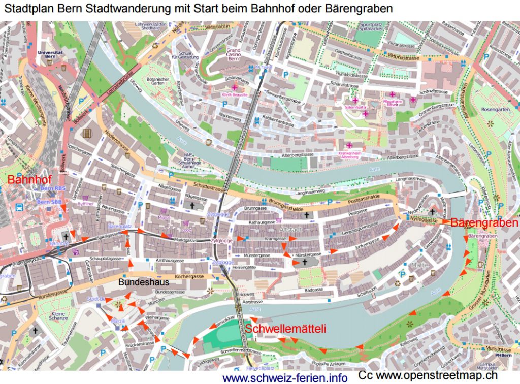 stadtplan bern drucken